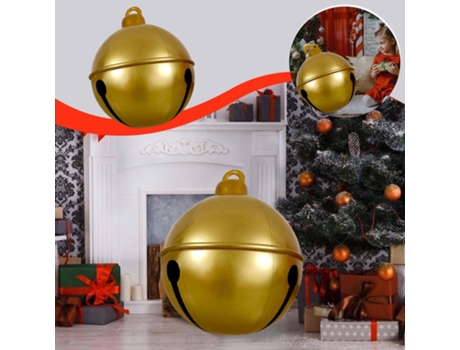Adorno de Navidad Decoraciones Bola Decorativa Exteriores Sin Luces Diámetro (60 cm)