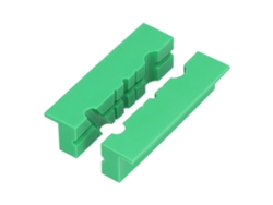 Protectores Magnéticos Prisma Para Mordazas De Tornillo De Banco, Almohadillas Suaves, 11,4 Cm (4,5 Pulgadas), Abs Verde.