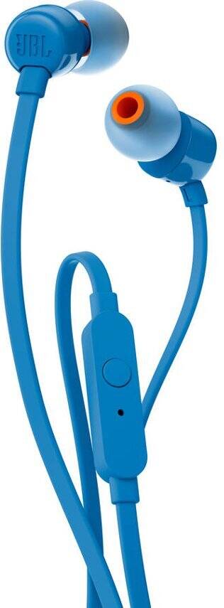 Auriculares con Cable JBL T 110 (In Ear - Micrófono - Azul)