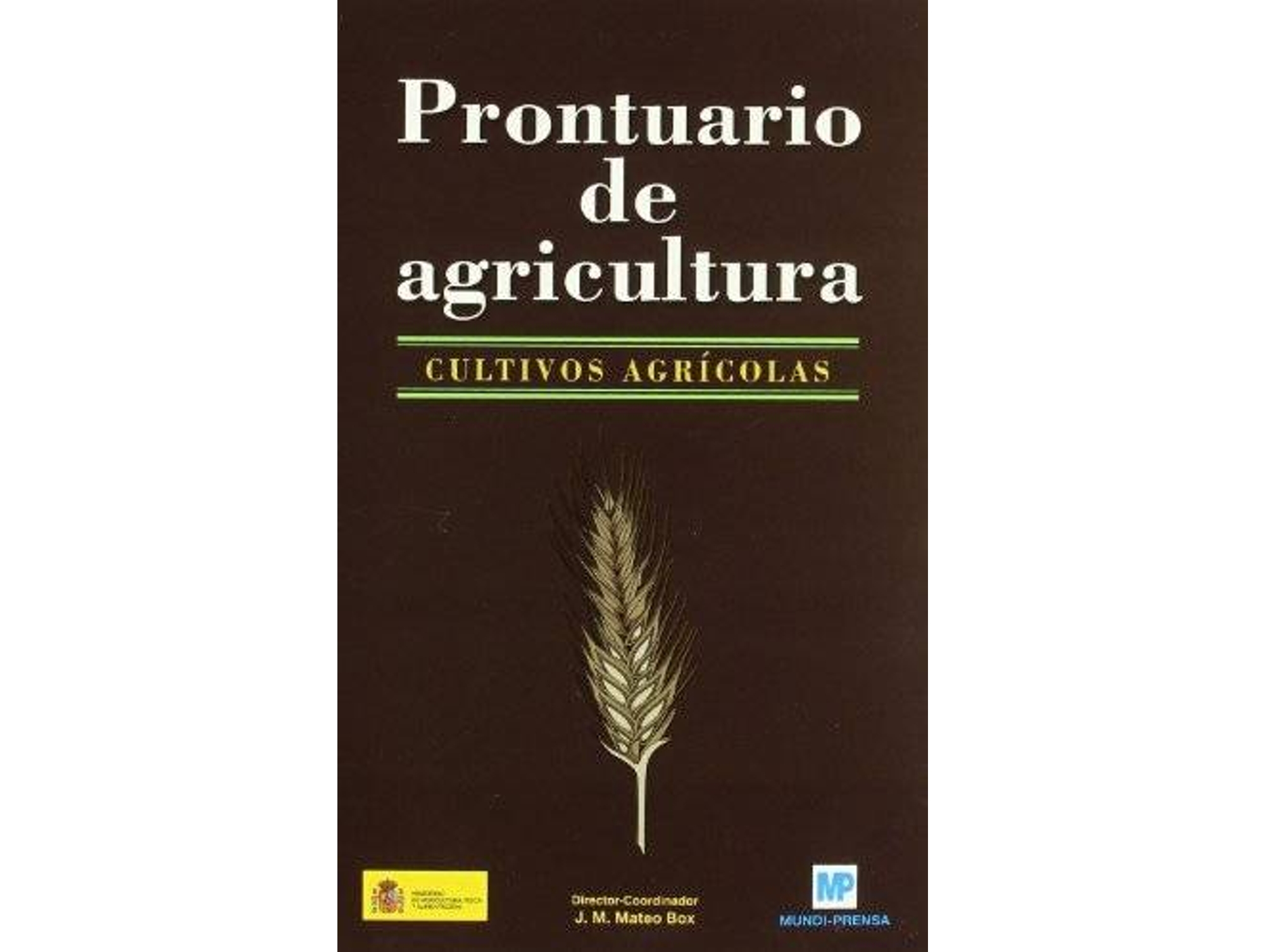 Libro Prontuario De Agricultura de Jm Mateo Box (Español)