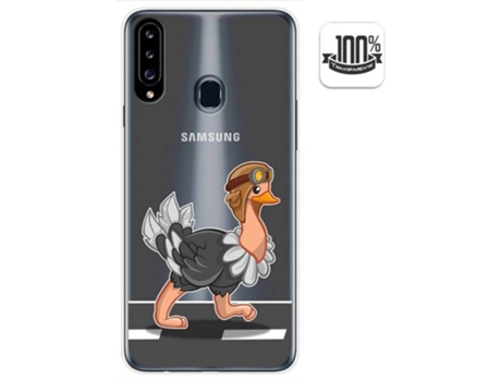 Carcasa Samsung Galaxy A20s TUMUNDOSMARTPHONE Avestruz Multicolor