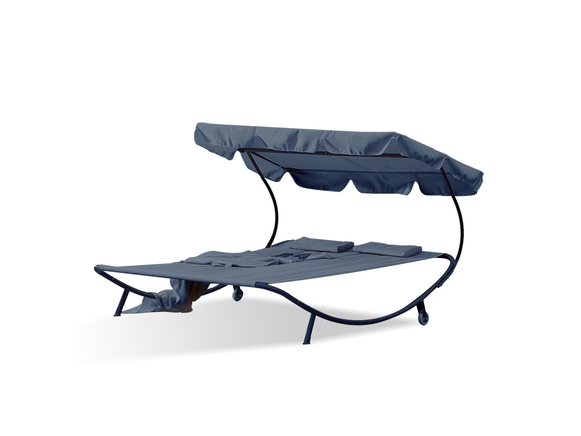 Tumbona Doble CONCEPT U (Gris - Acero - 200x173x41 cm)