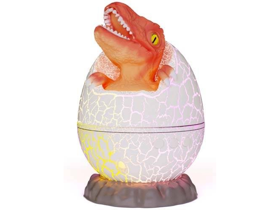 Proyector de luz de huevo de dinosaurio, proyección de cielo estrellado, conexión Bluetooth, enchufe USB, modo nebulosa de ocho colores, ángulo ajustable (blanco)