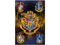 Poster Harry Potter Casas de Hogwarts