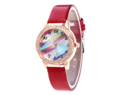 Reloj De Pulsera Analógico De Aleación Para Mujer Con Esfera Redonda, Reloj De Cuarzo De Moda