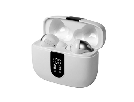 Auriculares Sem Estéreo Intra BISBISOUS Tecido Bluetooth Blanco