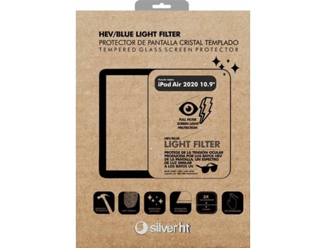 Protector de Pantalla iPad Air 10.9'' SILVERHT Cristal templado