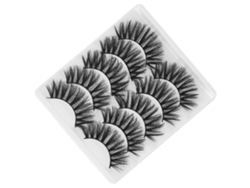 5 Pares De Pestañas Postizas Gruesas Hechas A Mano 6d, Extensiones Reutilizables, Paquete Gl703