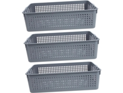 Juego de 3 cajas organizadoras de escritorio SFUSHOS para aperitivos y otros objetos pequeños.