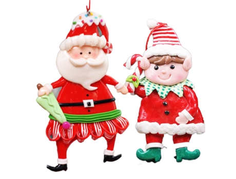 Árbol de Navidad Colgante chrismtas Muñeco Papá Noel con decoración de árbol de Navidad Ornamento Regalos Ideas, árbol de Navidad payaso