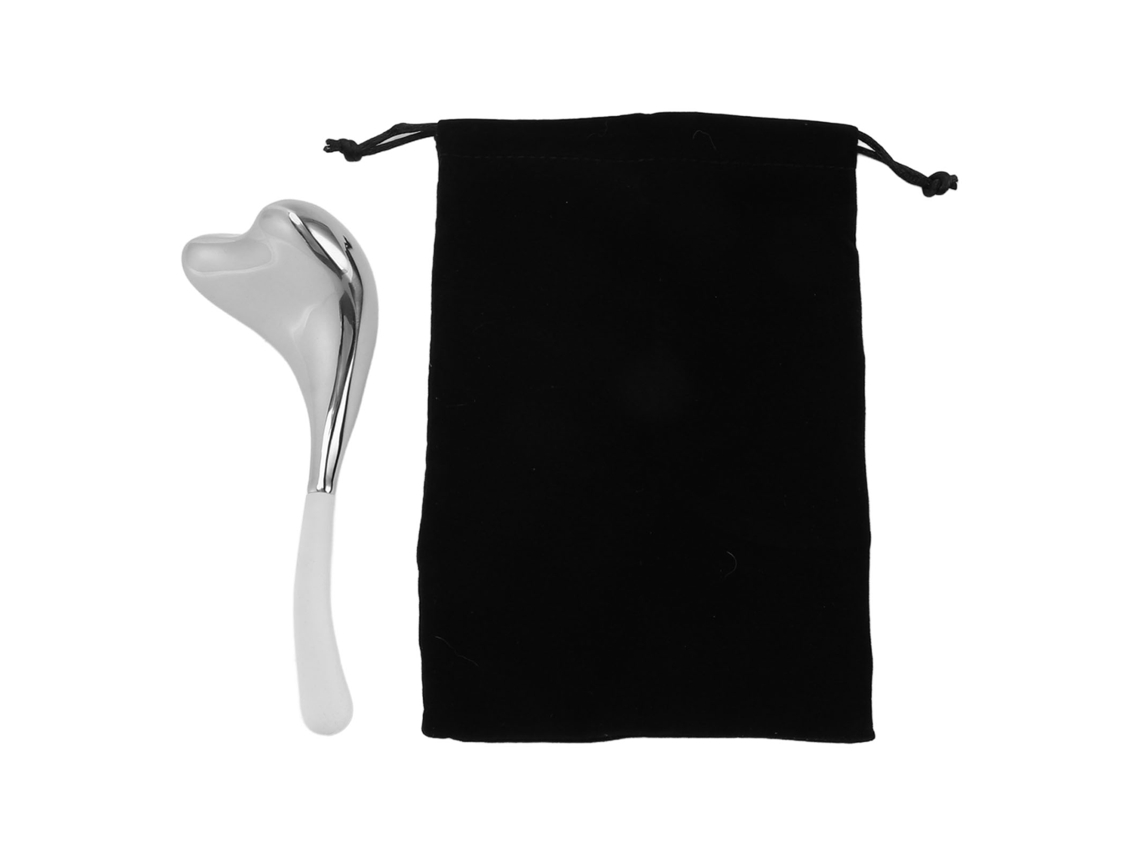 Paleta Gua Sha Cryo Stick Acero Inoxidable Globos Helados Roller Herramienta De Cuidado Facial Para Rostro Y Ojos Con Bolsa De Almacenamiento