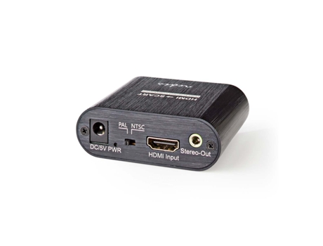 Convertidor Hdmi NEDIS Entrada Hdmi Salida Euroconector 1 Canal 480I 18 Gbps Metal Antracita