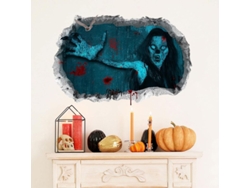 2026-calcomanías De Halloween 3d Fantasma Ventana Bruja Ciega Mano Araña Murciélago Sangre Vinilo Adhesivo