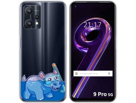 Carcasa para Realme 9 Pro 5G TUMUNDOSMARTPHONE Dibujos Transparente Hipo Multicolor
