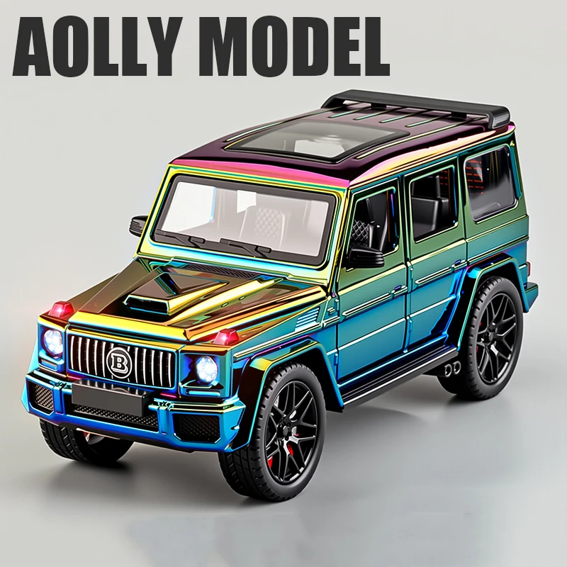 (morado) Coche De Juguete A Escala 1:24, Fabricado En Aleación De Metal Fundido A Presión, Con Efectos De Sonido Y Luz.