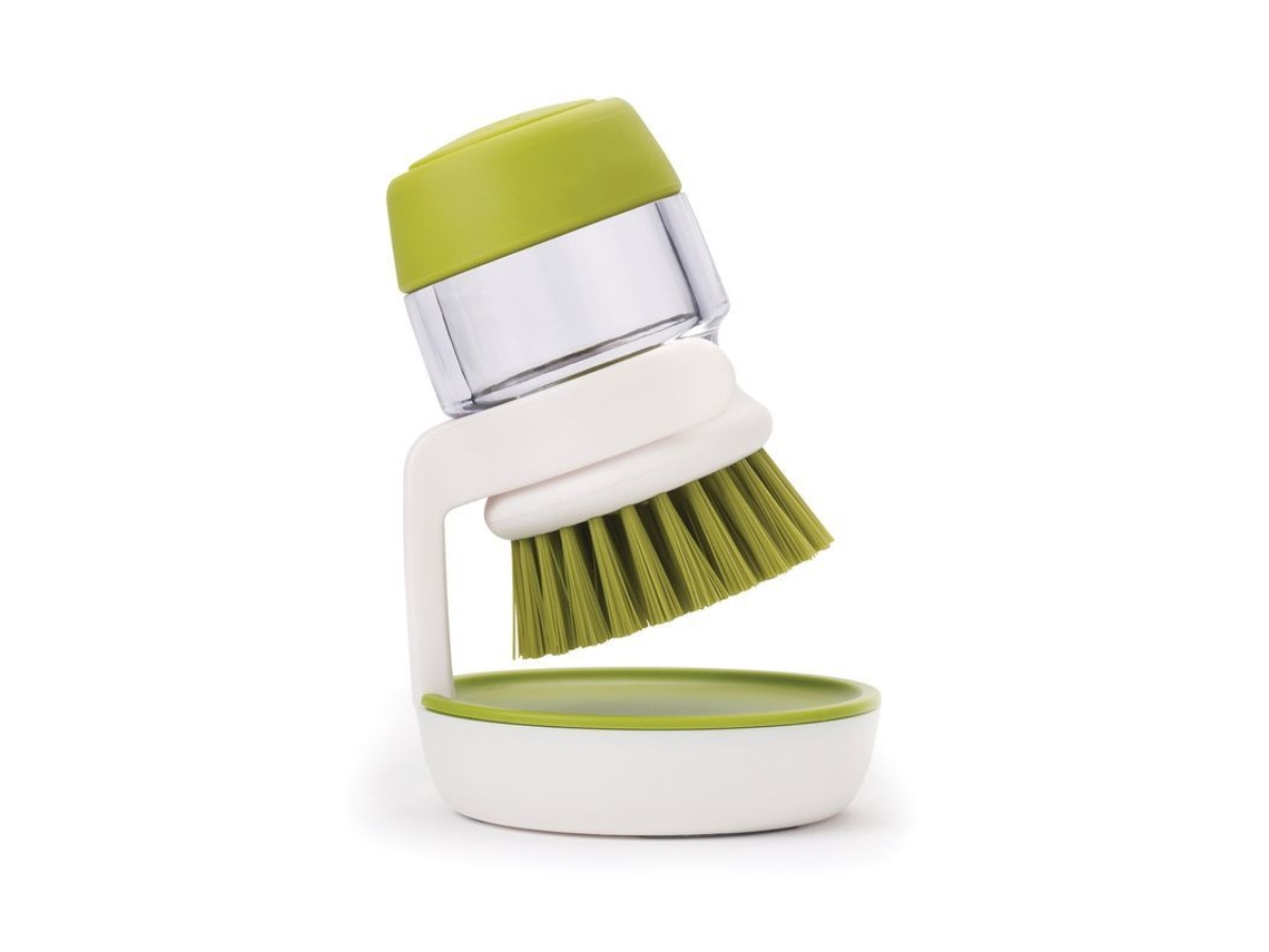 2026-escobilla De Cocina Rellenable Con Dispensador De Jabón Y Soporte Para Secado Natural