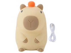 2026-lámpara Nocturna De Silicona Capybara Recargable Regulable Con Batería 1200mah Y Temporizador 20min Para Niños