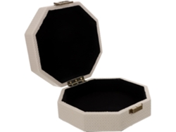 Caja De Joyería Octogonal De Pu, Estuche De Almacenamiento Creativo Para Relojes Y Pulseras...