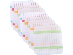 Juego De 10 Paños De Cocina De Algodón, Altamente Absorbentes Y Reutilizables.