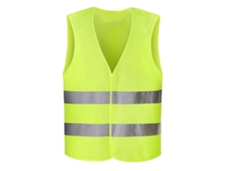 Chaleco Reflectante De Seguridad Con Iluminación - Equipo De Alta Visibilidad - Largo 65cm - Verde