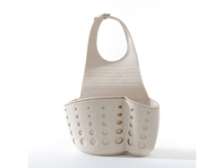 2026-41149-organizador De Fregona Colgante Para Grifo De Fregadero De Cocina, Porta Esponjas, Cepillos, Jabón Y Toallas, Beige