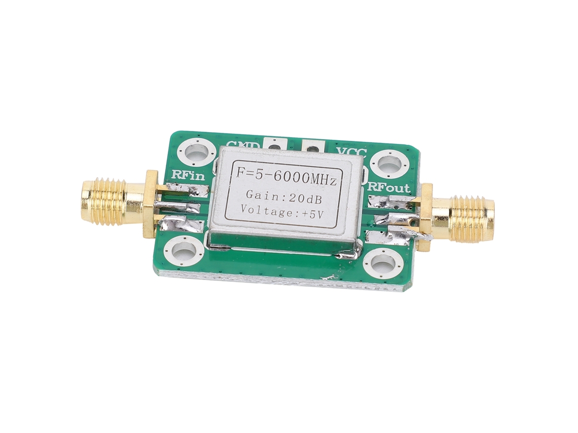 Módulo Rf Amplificador De Potencia Media Ancho Ultra Banda 5m-6ghz Ganancia 20db
