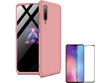Carcasa y Protector Xiaomi MI 9 Slim armor 360º Rosa