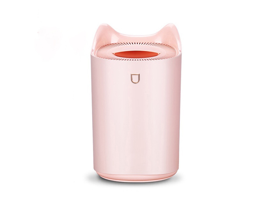 Humidificador silencioso para bebés, 3 l, humidificador de vapor para interiores con 24 horas de duración, Mdug (rosa)