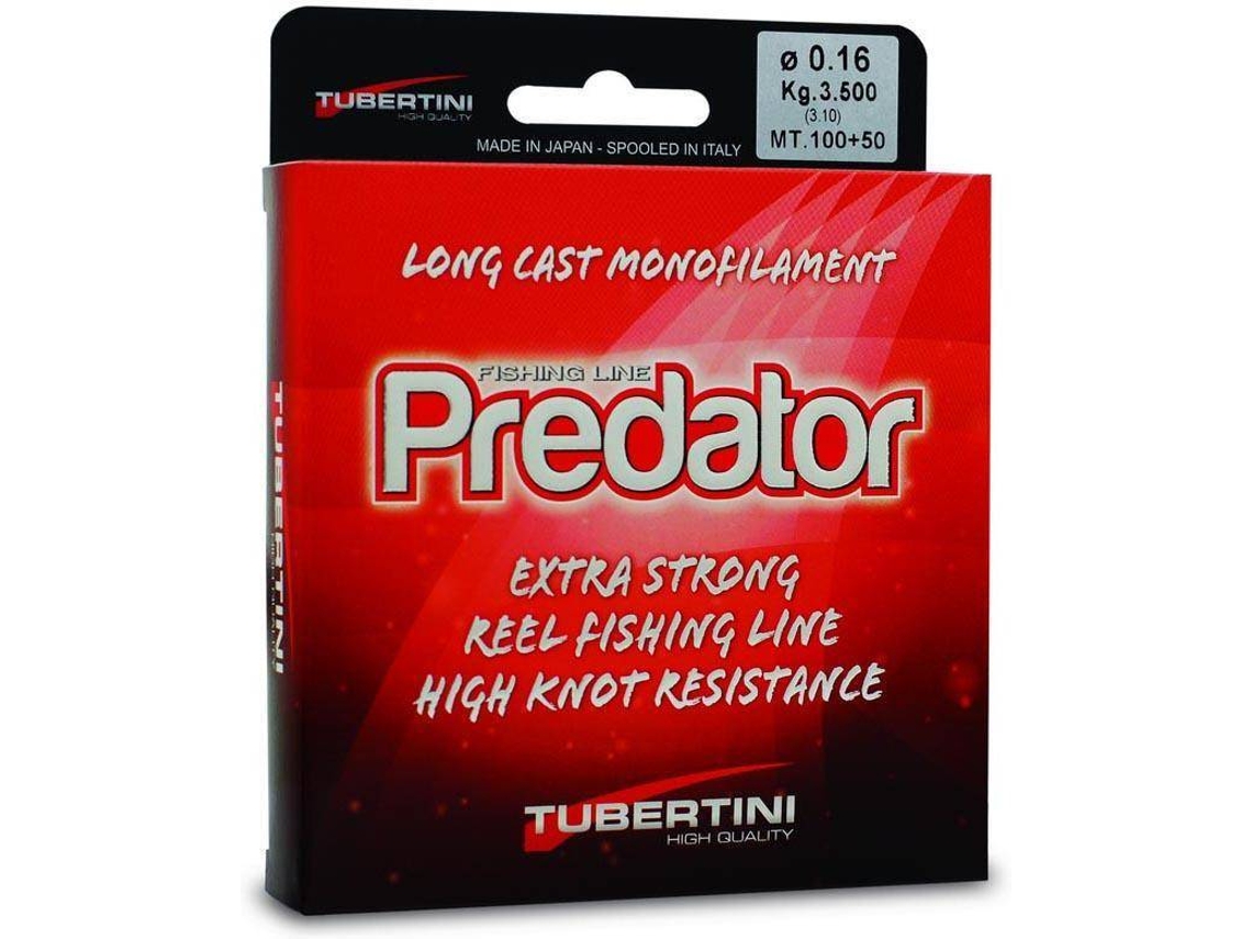 Línea de Pesca de monofilamento TUBERTINI Predator Garnet (0.220 mm - 0,20 mm)