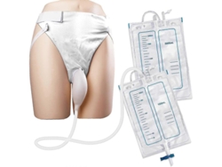 Bolsa De Orina Portátil Con Catéter De 1000 Ml Y 2000 Ml Para Hombres, Mujeres, Ancianos, Personas Con Incontinencia Urinaria Y Pacientes Postrados En Cama.
