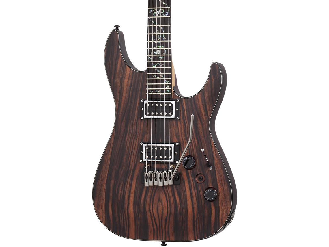 Schecter c-1 exotic ebony ns