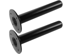 Juego de 2 soportes de pared de hierro para discos de pesas, levantamiento de pesas, deportes, uso doméstico.