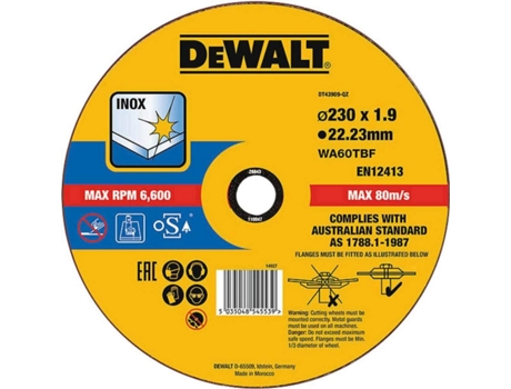 Disco de corte Dewalt dt43909-qz
