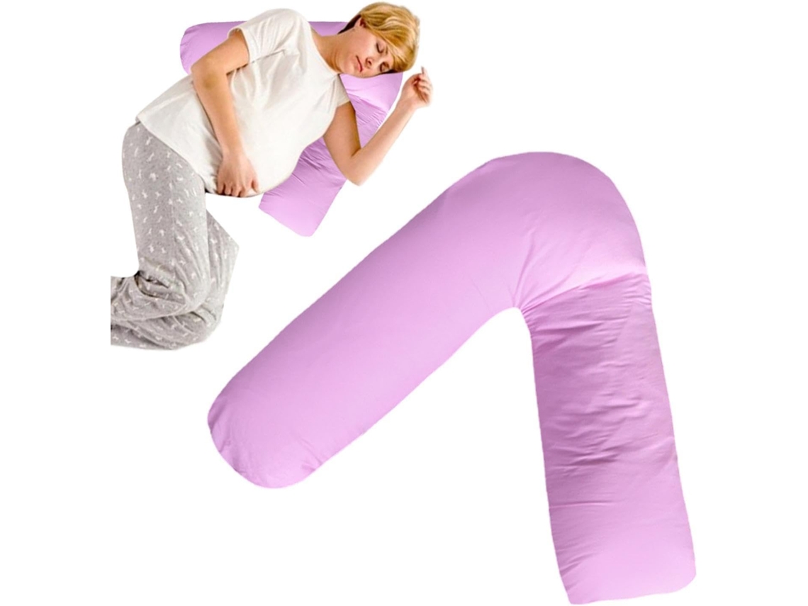 , Almohadas Para Dormir En Forma De V – Almohada Corporal Suave En Forma De V Para El Embarazo –.