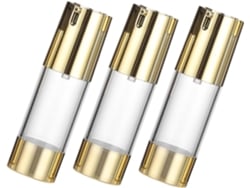 Botellas De Viaje Recargables De Pp De 30 Ml, Juego De 3, Bomba Sin Aire, Dispensador.