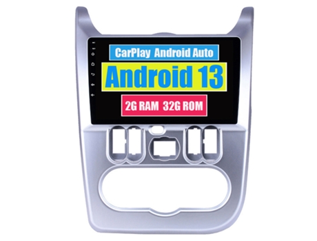 Autoradio Multimedia ROVERONE para Renault Logan 1 Sandero 2009 - 2015 para Dacia Duster 2010 - 2017 CarPlay Android Coche Radio Bluetooth Navegación