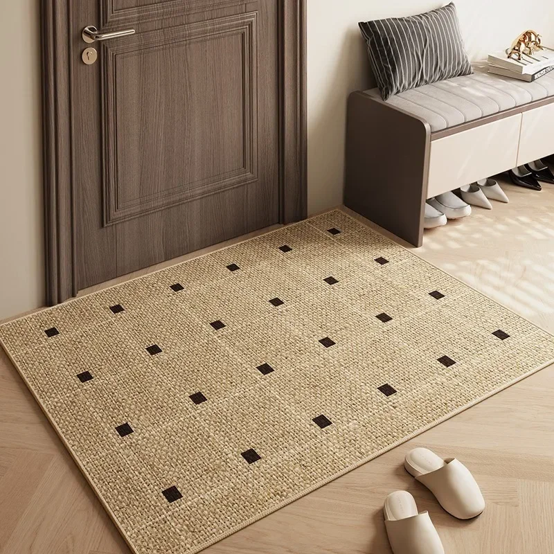 (estilo 2 60x90cm) Felpudo Con Patrón Geométrico Moderno, Lavable Y Antideslizante, Tapete Decorativo Para El Suelo.
