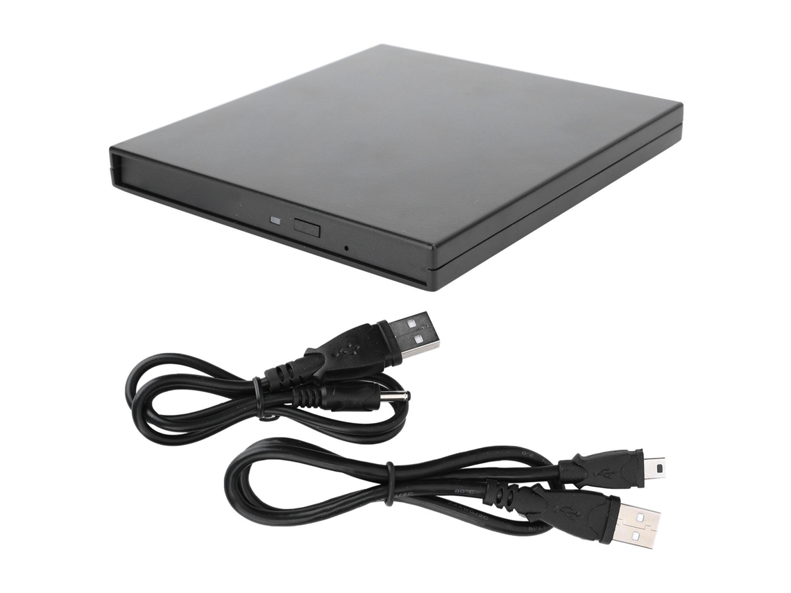 Caja rígida SATA de 9,5 mm para unidad óptica externa, almacenamiento, color negro.