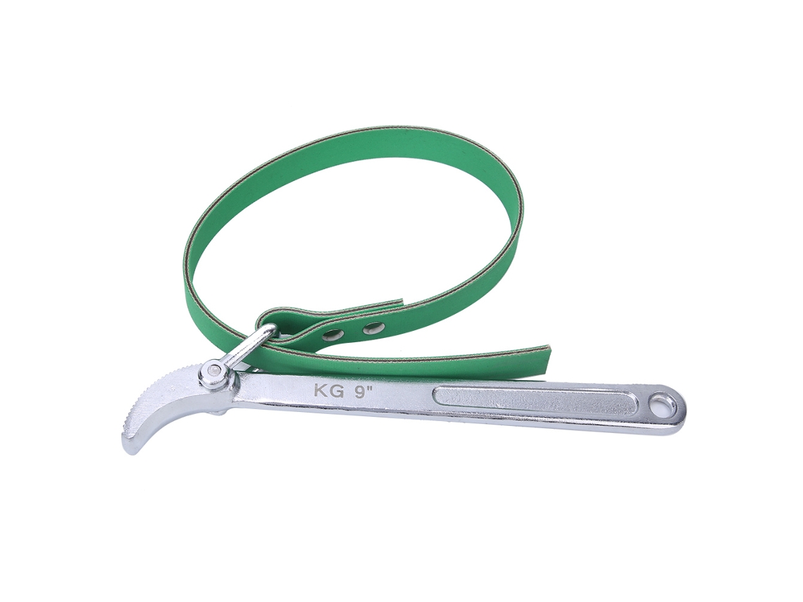 Llave Para Correa De Filtro De Aceite, Herramienta Extractora Galvanizada De Acero Forjado 45, 9 Pulgadas