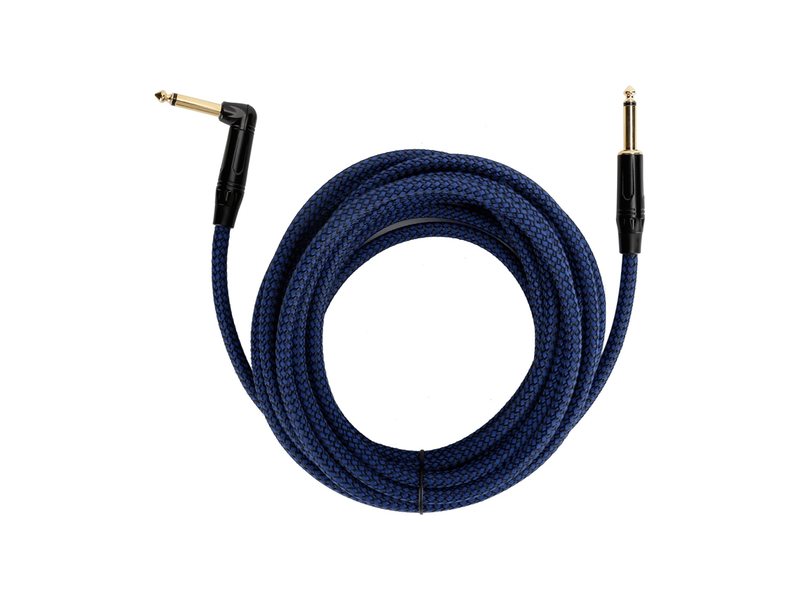 Cable De Audio Para Guitarra Jorindo De 6 M, 6,35 Mm, Para Amplificador De Guitarra Eléctrica, Con Conector Chapado En