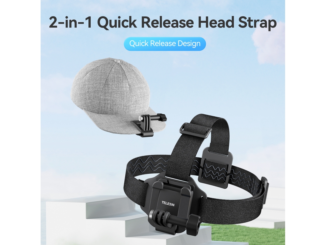 2026-accesorios Para Cámara De Acción: Clip Para Mochila, Correa Para Cabeza Y Montajes Universales Gopro