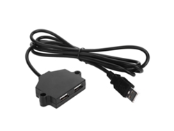Toma De Carga Usb Doble Con 2 Puertos, 5v 1a Y Cable De 1,5 M Para Teléfonos Móviles, Tabletas Y Cámaras.