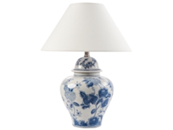 Beliani Sorraia Sobremesa Porcelana Azul 40x40x53