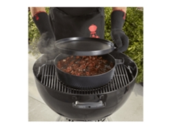 Weber 8857 olla de hierro fundido 6,8 L Negro