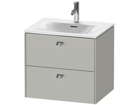 Mueble DURAVIT Brioso bajo lavabo montado en la pared 62,0 x 47,9 cm 2 cajones incl. recorte de sifón y delantal para lavabo Viu 234463