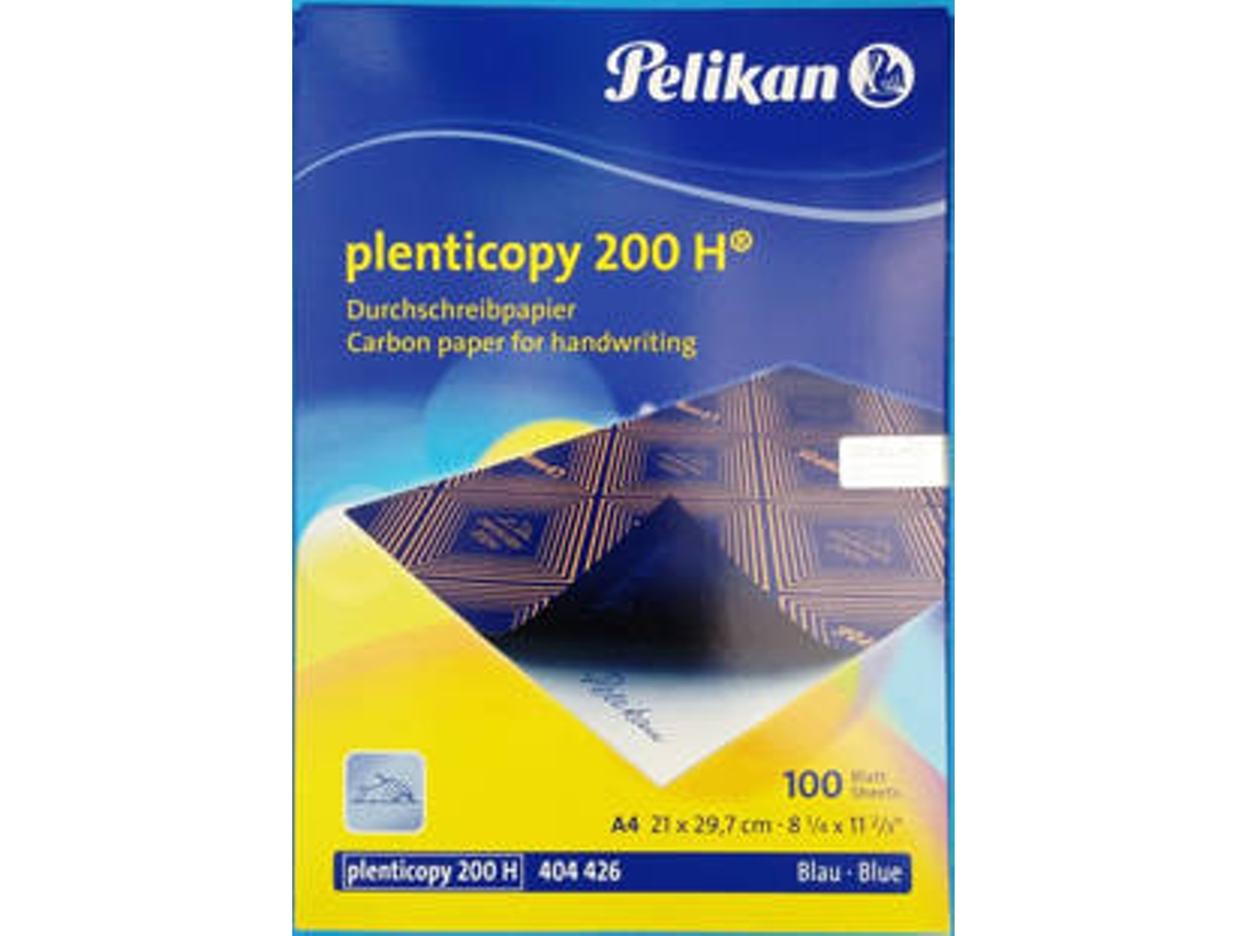 Papel Carbón PELIKAN 12325376 (21 x 29.7 cm - Azul - 10 Hojas)