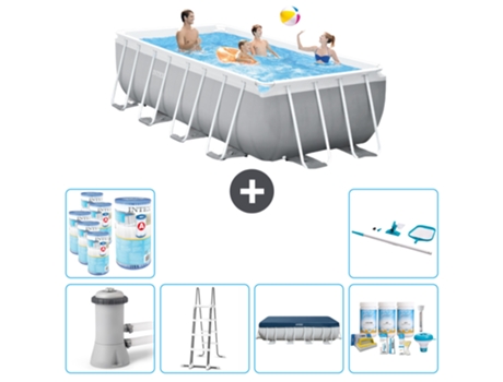 Piscina Tubular INTEX 26790GN-CB34 (8418 L - 200x122cm)
