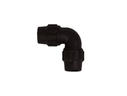 Codo 2 Bocas Iguales De Polietileno Para Tubería De Riego Por Goteo - Varias Medidas Pack 5 Uds 20mm