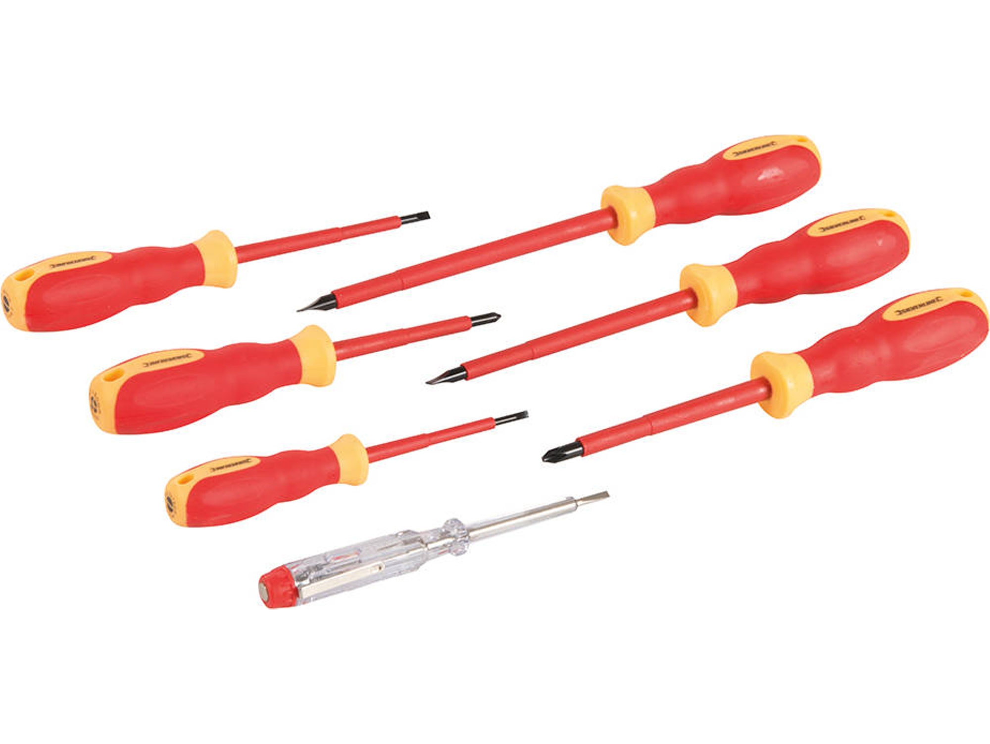 Conjunto de Destornilladores  SILVERLINE 928227