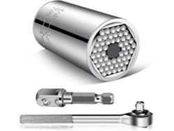 Juegos de herramientas de vaso universales, compatibles con herramientas multifunción para hombres y profesionales (7 mm-19 mm)